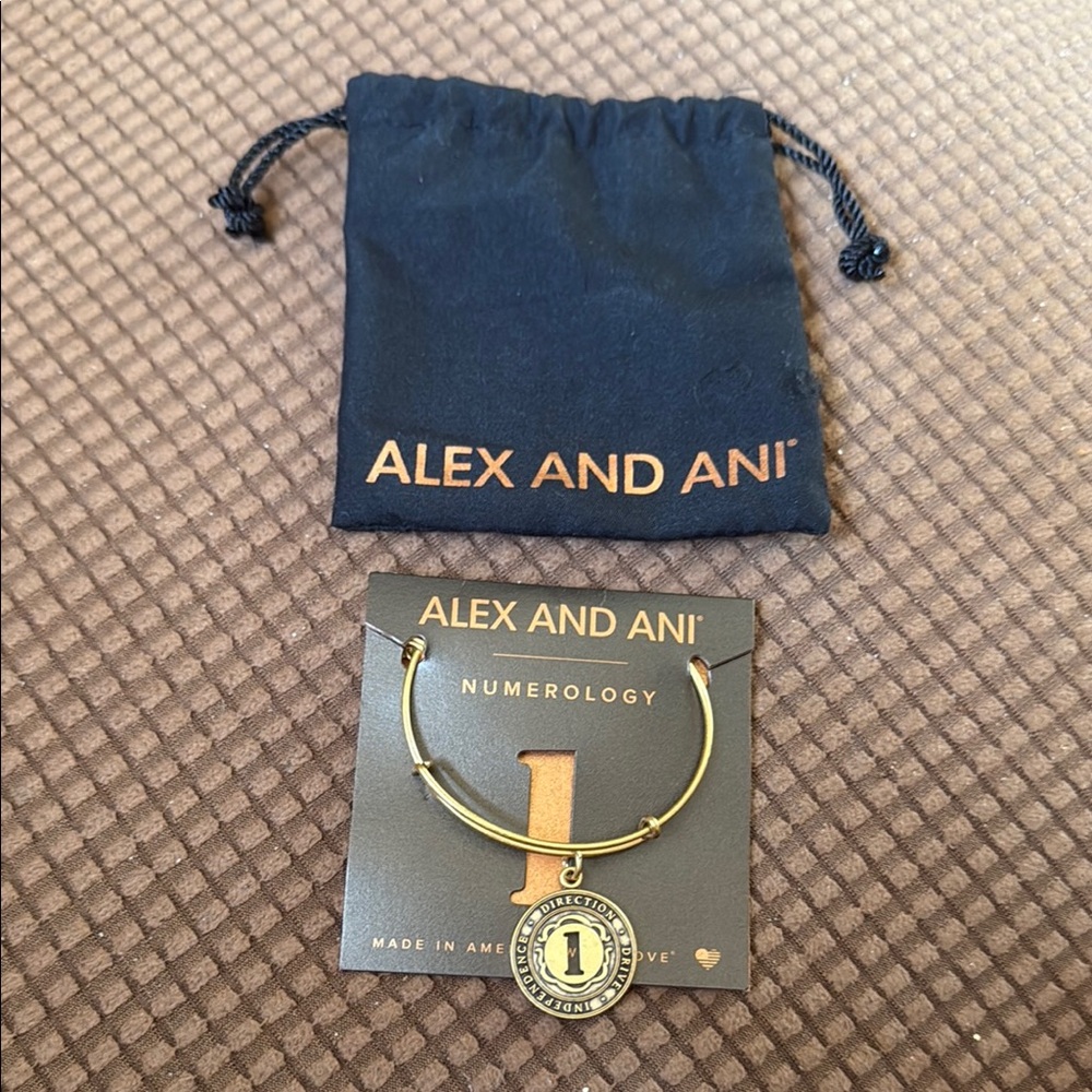 Alex and Ani Gold Numerology Bracelet